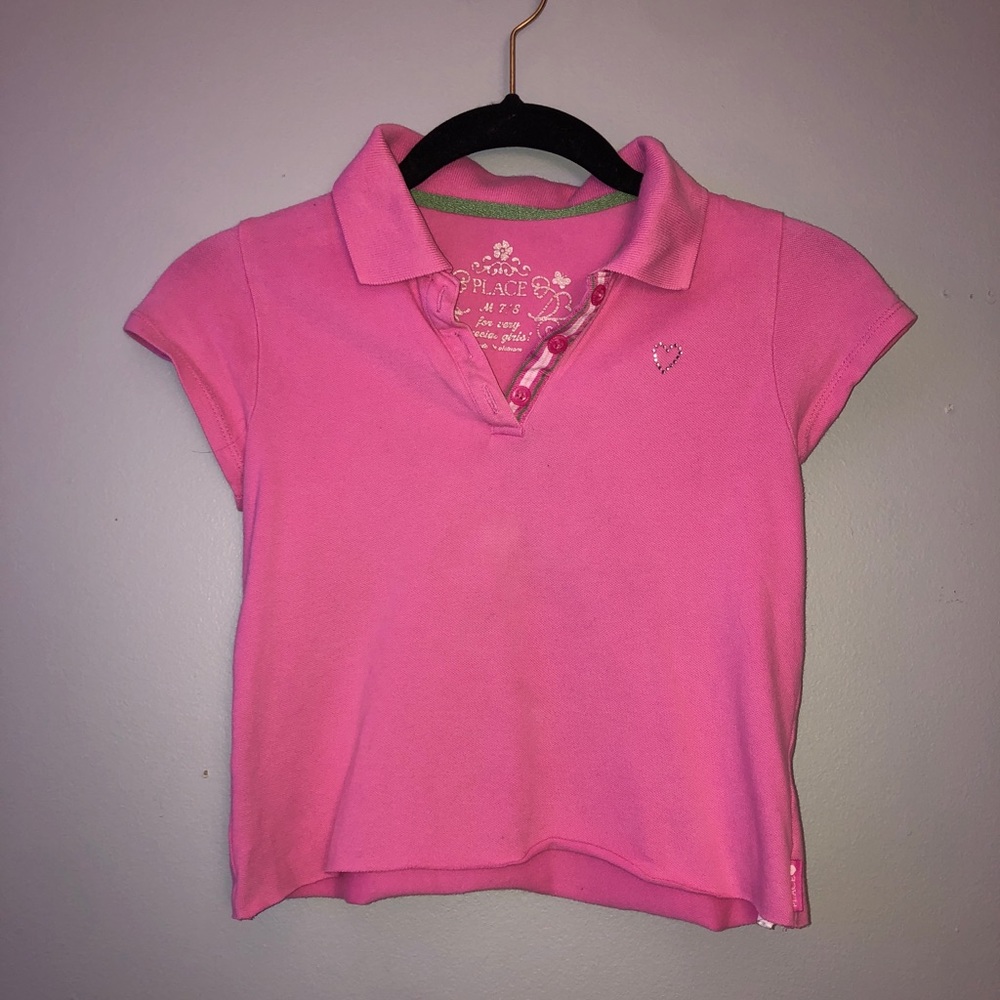 cropped collared shirt